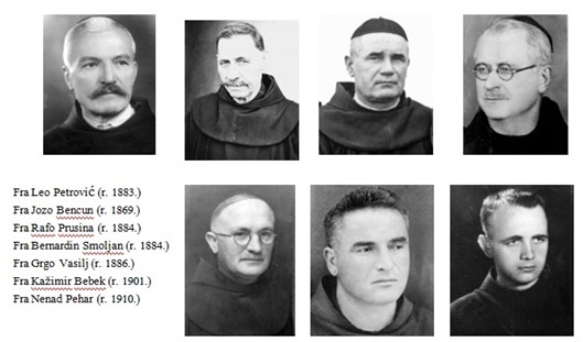 SIETE FRAILES ARTERAMENTE ASESINADOS EN MOSTAR (en el río Neretva flotaban los cuerpos muertos de los franciscanos)