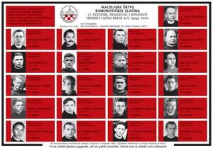 STJEPAN HRŠAK KOMADANT OZNE U KRAPINI  POD NAREDBOM “KLEKNI” PUCAO U POTILJAK DVADESET I JEDNOM SVEĆENIKU  I REDOVNIKU ( za nagradu od komunista dobio vilu na Tuškancu )