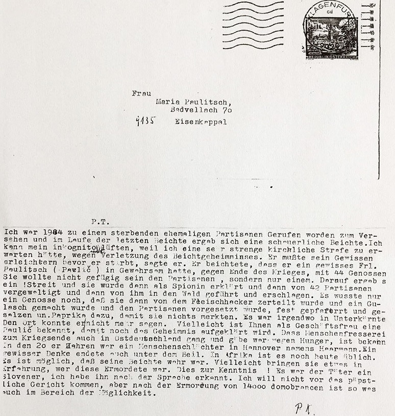 Kopija izvornog pisma