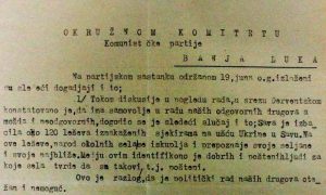 SJEKIRAMA UNAKAŽENO 120 LJUDI NA UŠĆU UKRINE U SAVU (Zločin potvrđuje dokument komunističke partije)